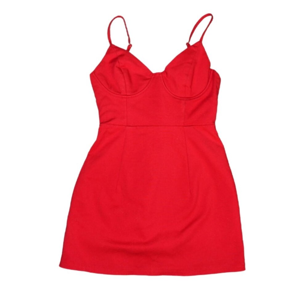 Cherry Red Mini Dress